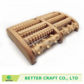 Health care wood roller massager for body